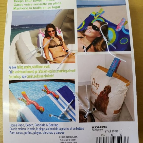 4 Piece Beach Wrap Coverup * Scarf * Wine Bag * Towel Clips - Picture 9 of 12